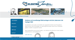 Desktop Screenshot of elektrojansen.de