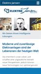 Mobile Screenshot of elektrojansen.de